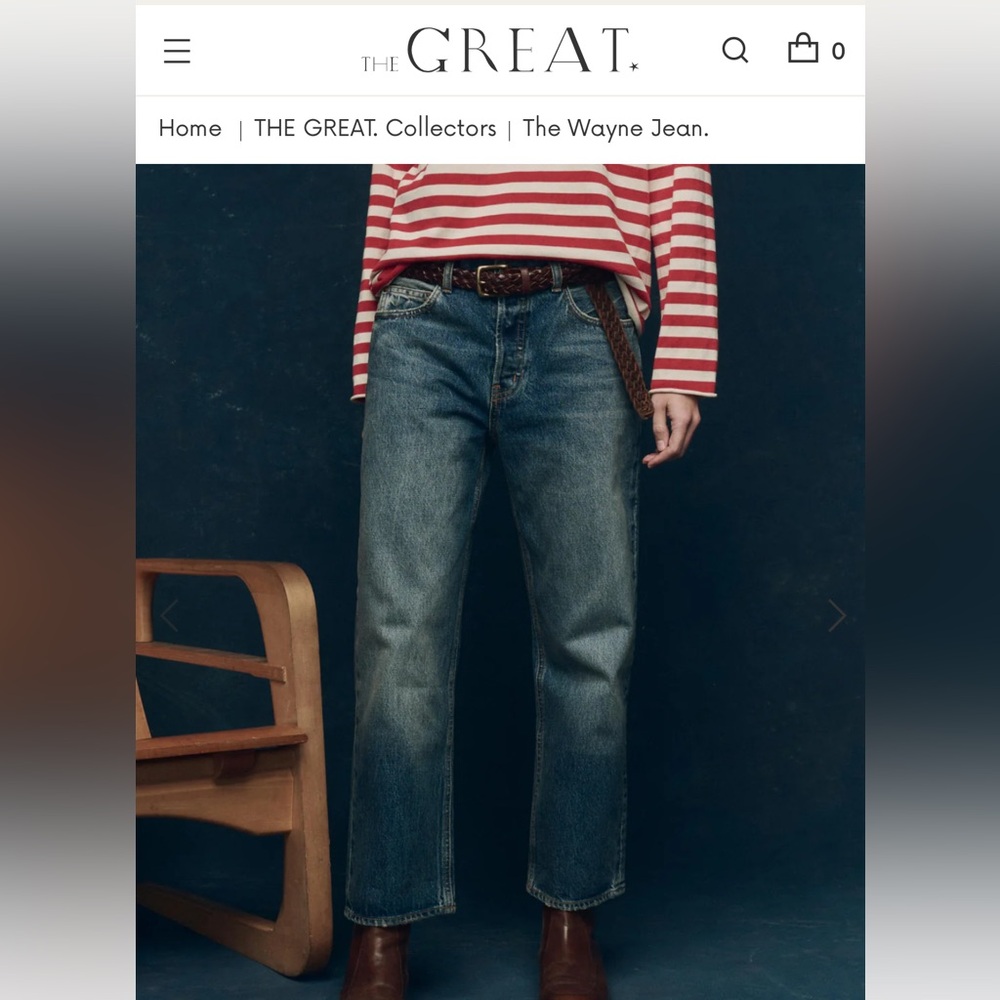 The Great. Wayne Jeans- Collectors version size 24